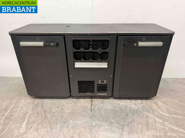 Gamko Réfrigérateur bar 2 portes et nid à bouteilles 170,5 cm 230V Horeca