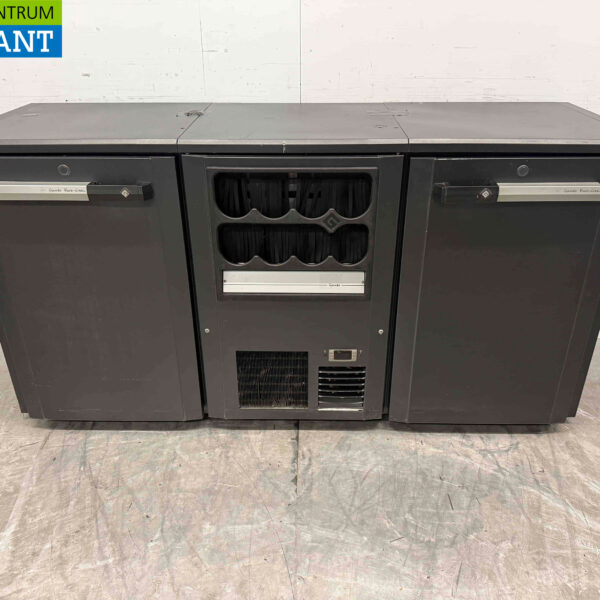 Gamko Réfrigérateur bar 2 portes et nid à bouteilles 170,5 cm 230V Horeca