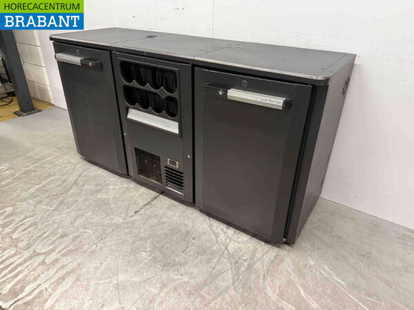 Gamko Réfrigérateur bar 2 portes et nid à bouteilles 170,5 cm 230V Horeca – Image 3