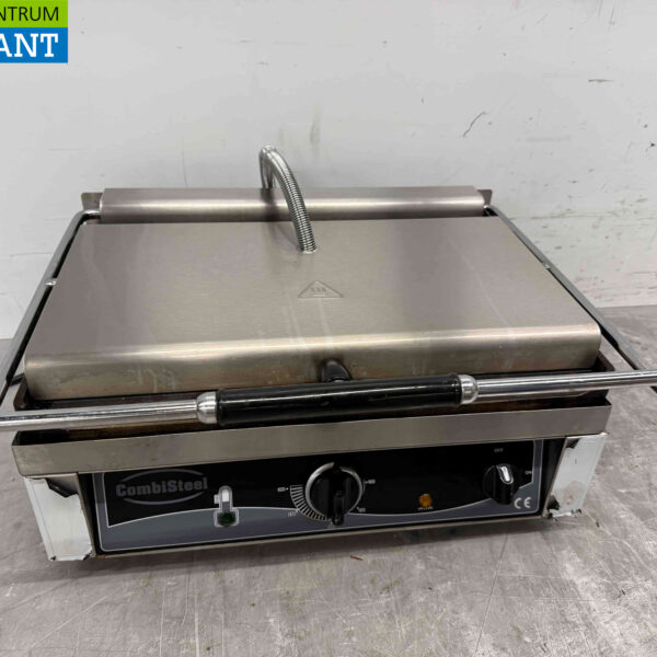 Acier inoxydable Combisteel Gril de contact Paninigrill Gril Ribbel 230V Horeca