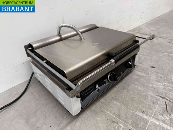 Acier inoxydable Combisteel Gril de contact Paninigrill Gril Ribbel 230V Horeca – Image 2