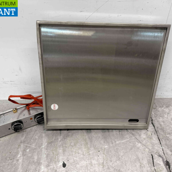 Plaque de cuisson Mareno en acier inoxydable Plaque de cuisson 62,5 cm 400V Horeca