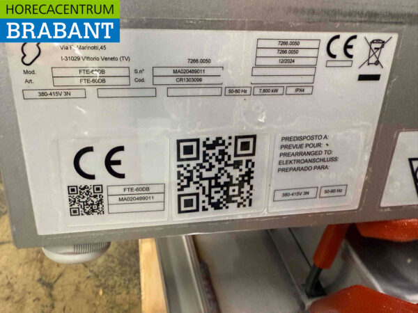 Plaque de cuisson Mareno en acier inoxydable Plaque de cuisson 62,5 cm 400V Horeca – Image 4