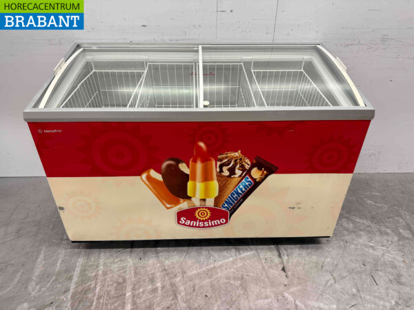 Metalfrio Congélateur Congélateur Shop avec couvercles coulissants en verre 391 litres 230V Horeca