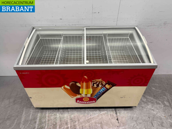 Metalfrio Congélateur Congélateur Shop avec couvercles coulissants en verre 391 litres 230V Horeca – Image 2