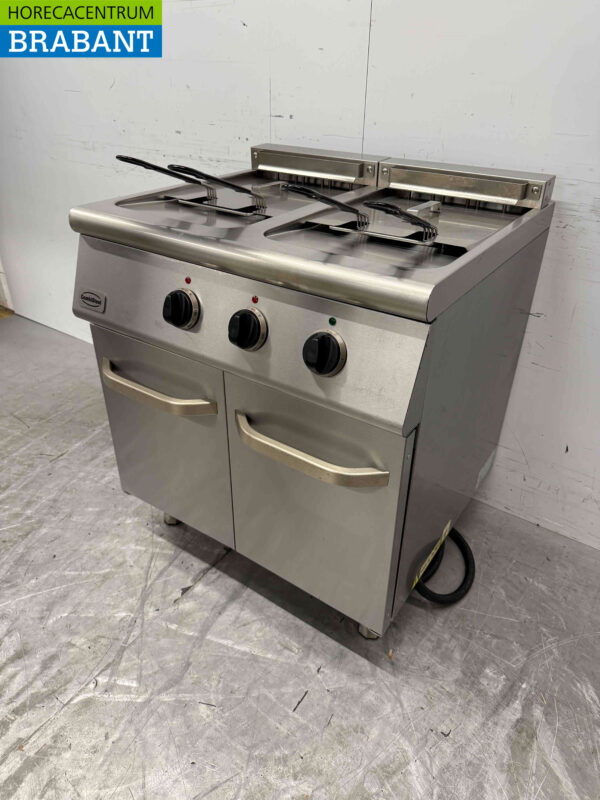 Friteuse double Combisteel en acier inoxydable 2 x 18 litres 400V Horeca – Image 4