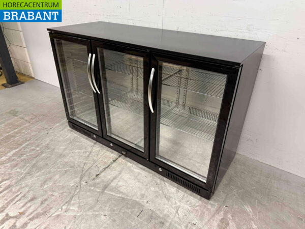 Glacière de bar Backbar Portes coulissantes en verre 280 litres 133,5 cm 230V Horeca – Image 2