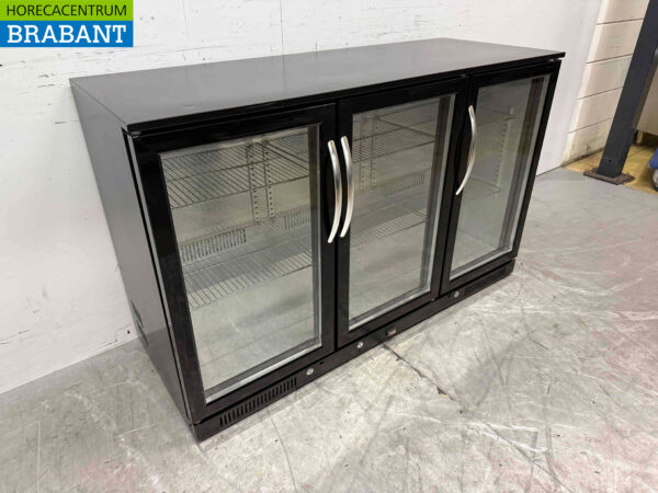 Glacière de bar Backbar Portes coulissantes en verre 280 litres 133,5 cm 230V Horeca – Image 3