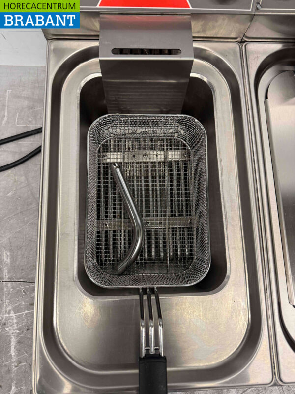 Friteuse double en acier inoxydable 2 x 12 litres 400V Restauration – Image 5