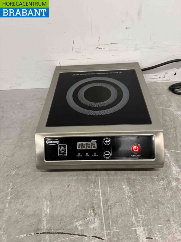 Plaque à induction Combisteel en acier inoxydable 34 cm 230V Horeca