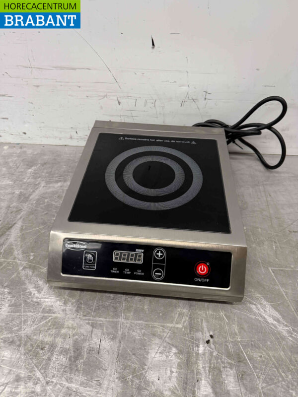 Plaque à induction Combisteel en acier inoxydable 34 cm 230V Horeca