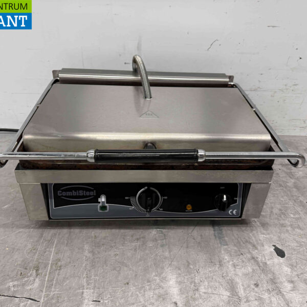 Acier inoxydable Combisteel Gril de contact Paninigrill Gril Ribbel 230V Horeca