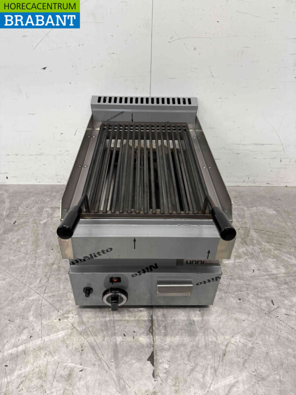 Gril en pierre en acier inoxydable 40 cm Gas Catering