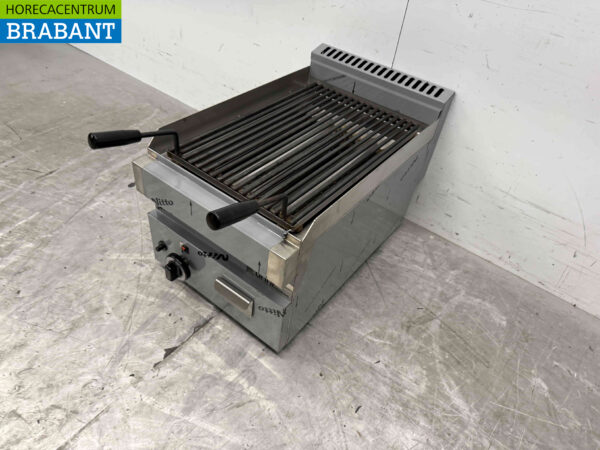 Gril en pierre en acier inoxydable 40 cm Gas Catering – Image 4