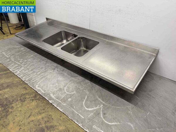Plateau d'évier en acier inoxydable 120 x 70 cm Horeca (kopie) – Image 3