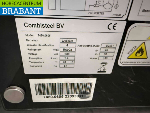 Saro Lisette 100 Vitrine réfrigérée Confiseur 85 litres 230V Horeca (kopie) – Image 7
