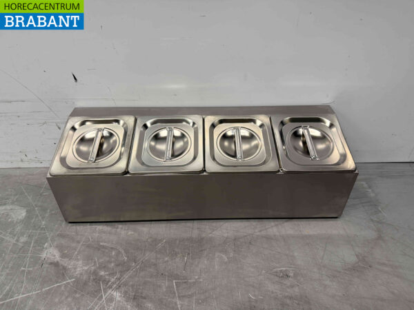 Support de plateau GN en acier inoxydable 4 x 1/6 gastronorme GN 67 cm Horeca (kopie)