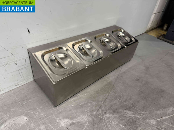 Support de plateau GN en acier inoxydable 4 x 1/6 gastronorme GN 67 cm Horeca (kopie) – Image 3
