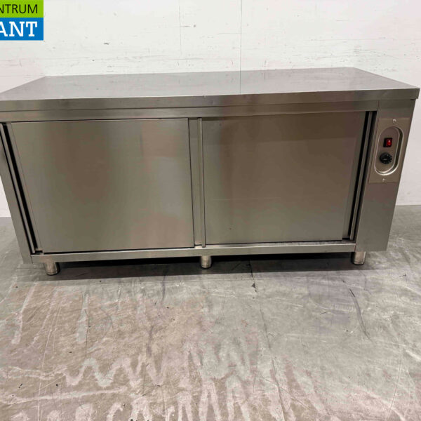 Armoire alimentaire en acier inoxydable 2 portes coulissantes 120 cm Restauration