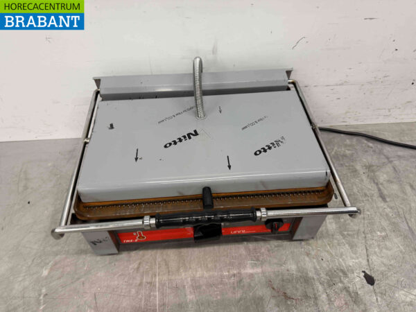 Gril de contact en acier inoxydable Paninigrill Ribbel 230V Catering – Image 2