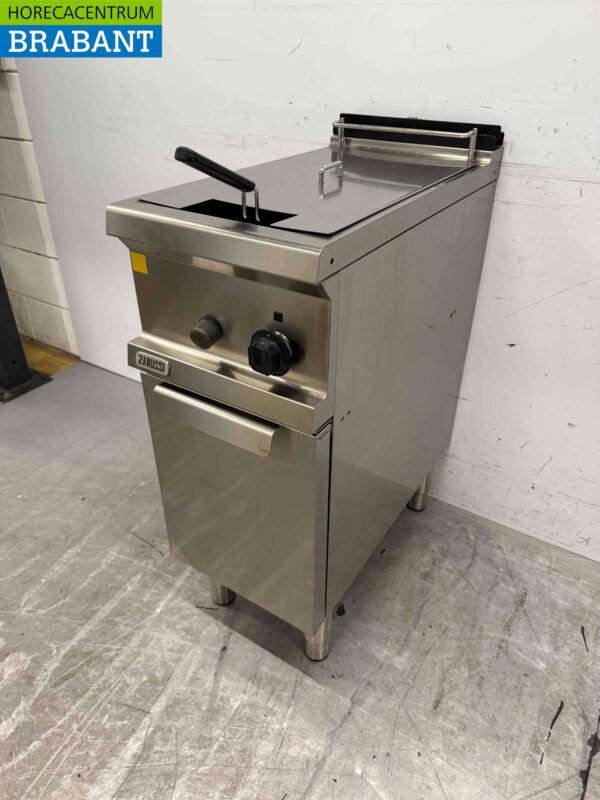 Friteuse Zanussi en acier inoxydable 14 litres Gaz naturel Restauration – Image 3