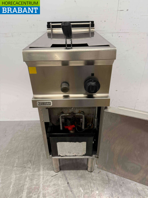 Friteuse Zanussi en acier inoxydable 14 litres Gaz naturel Restauration – Image 4