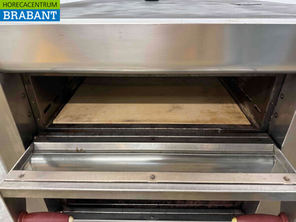 Four à pizza double en acier inoxydable 2 x 9 pizzas 35 cm de diamètre 400V Horeca (kopie) – Image 6