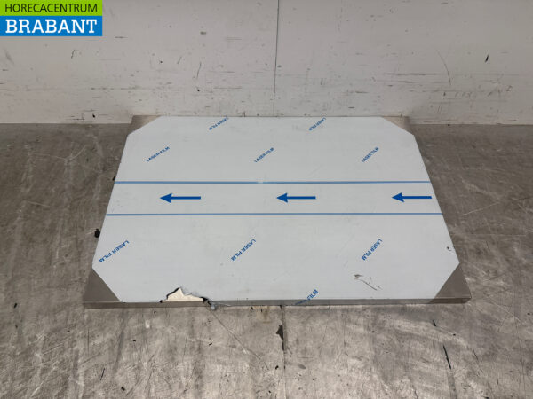 Plan de travail en acier inoxydable 100 x 70 x 4 cm Horeca