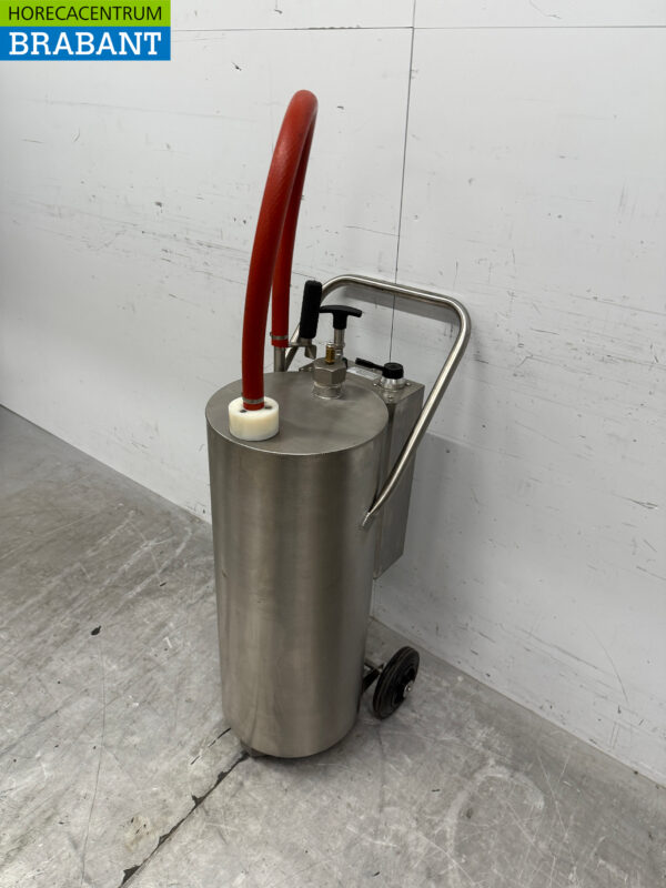acier inoxydable FRY MATE Transporteur d'huile de friture Pompe à graisse 40 litres Restauration Cafétéria – Image 2