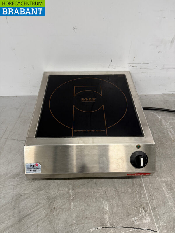 Plaque de cuisson à induction Scholl en acier inoxydable 5 kW 400V Horeca