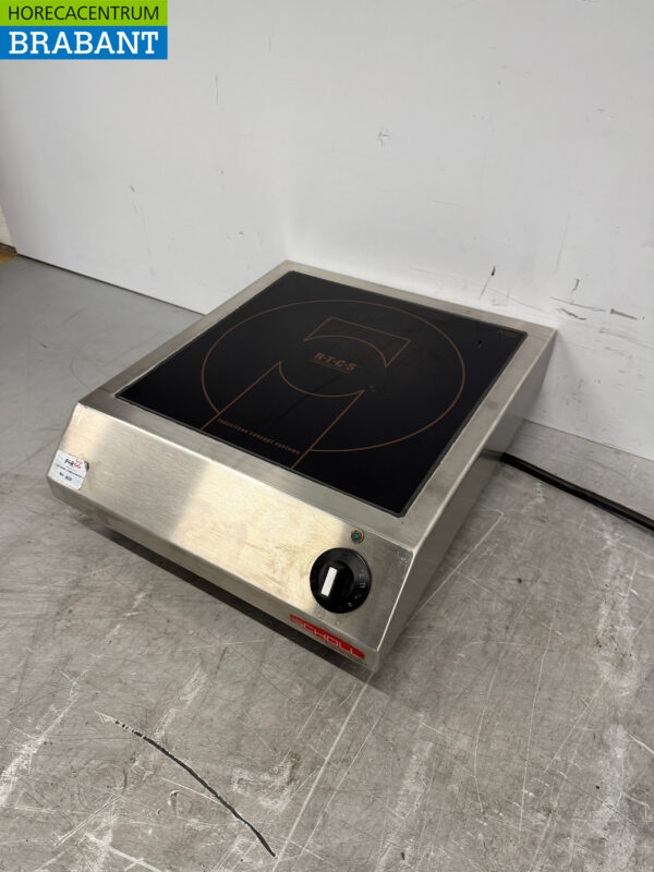 Plaque de cuisson à induction Scholl en acier inoxydable 5 kW 400V Horeca – Image 2