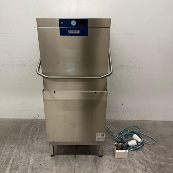 Lave-vaisselle Hobart en acier inoxydable avec pompe de vidange et pompe à savon 2023 ! 400V Hospitalité