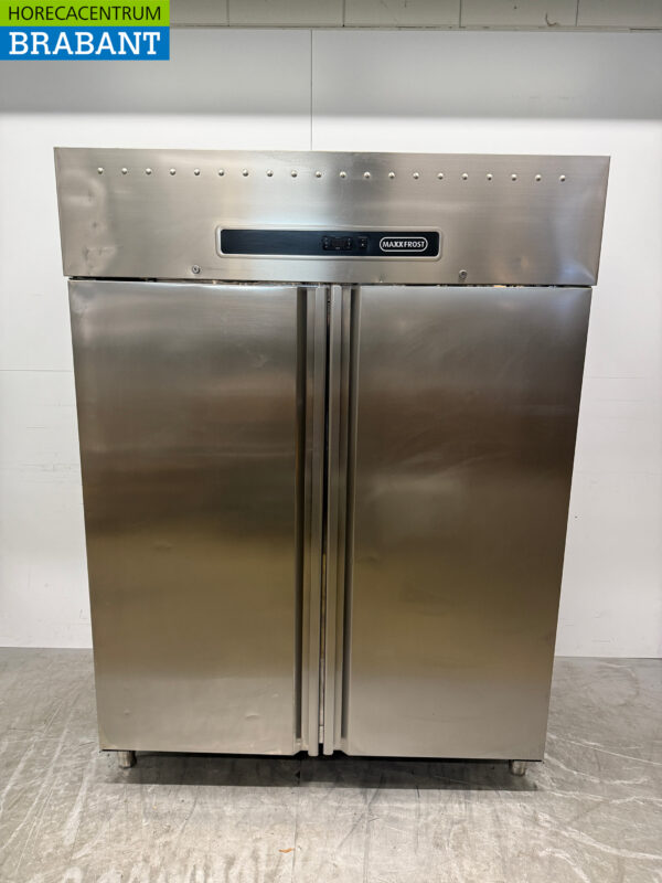 Réfrigérateur Maxxfrost double porte en acier inoxydable 1300 litres 230V Horeca