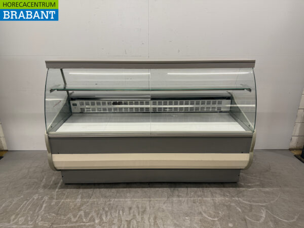 Tecnodom Vitrine réfrigérée Vitrine Snack Vitrine réfrigérée 200 cm 230V Cafétéria Fries Tent Catering