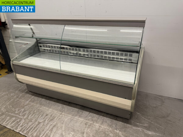 Tecnodom Vitrine réfrigérée Vitrine Snack Vitrine réfrigérée 200 cm 230V Cafétéria Fries Tent Catering – Image 2