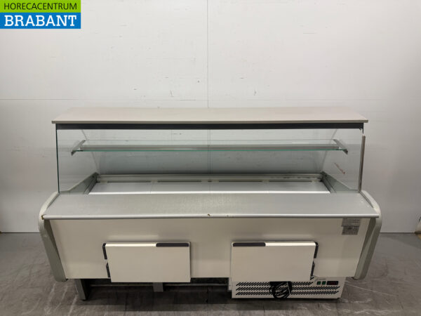 Tecnodom Vitrine réfrigérée Vitrine Snack Vitrine réfrigérée 200 cm 230V Cafétéria Fries Tent Catering – Image 4