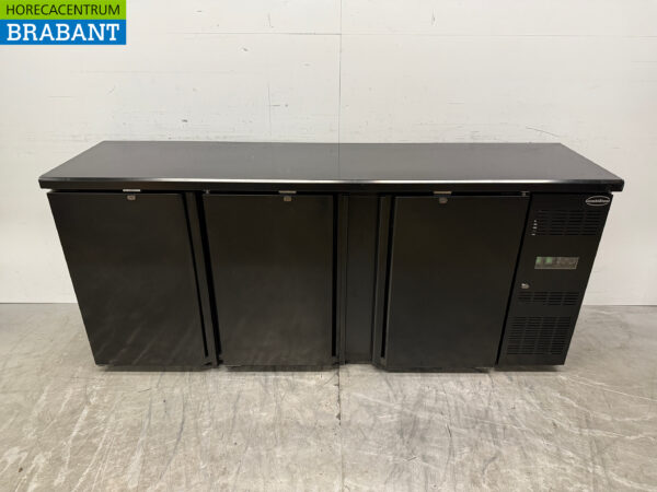 Combisteel Réfrigérateur bar 3 portes battantes 200,5 cm 230V Horeca