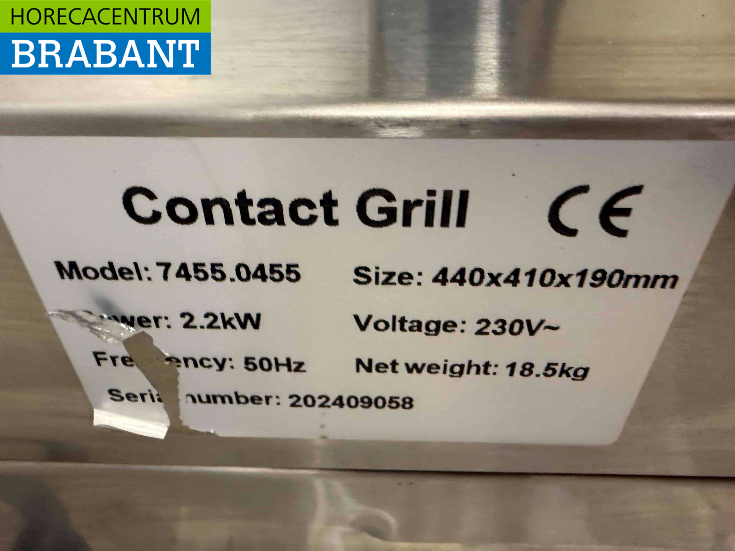 Acier inoxydable Combisteel Gril de contact Paninigrill Ribbed 230V Horeca – Image 5