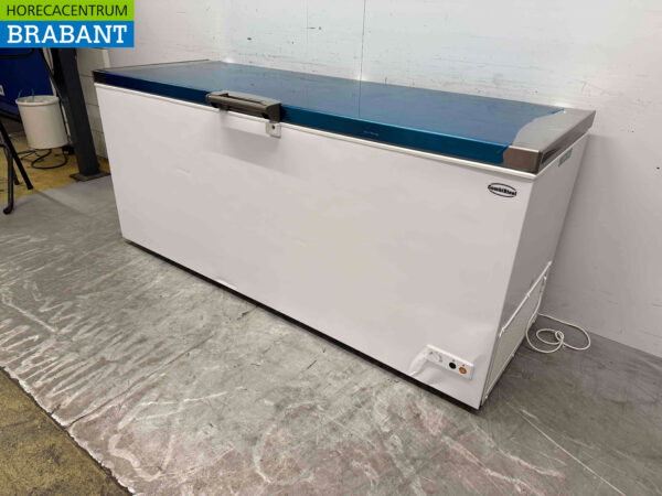 Combisteel Congélateur Shop Congélateur coffre avec couvercle en acier inoxydable 432 litres 230V Horeca – Image 2