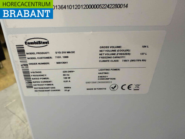 Combisteel Congélateur Shop Congélateur coffre avec couvercles coulissants 184 litres 230V Horeca – Image 5