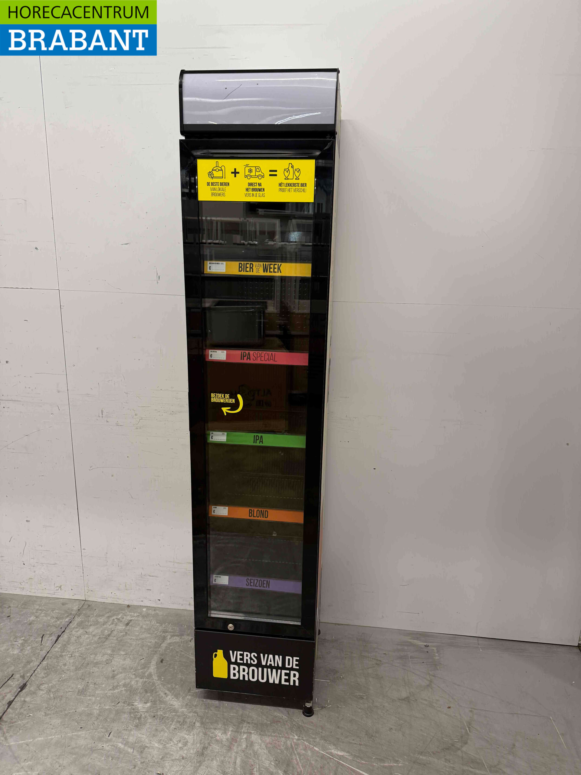 Gastro-Cool Réfrigérateur à porte vitrée Réfrigérateur à boissons 155 litres 230V Horeca