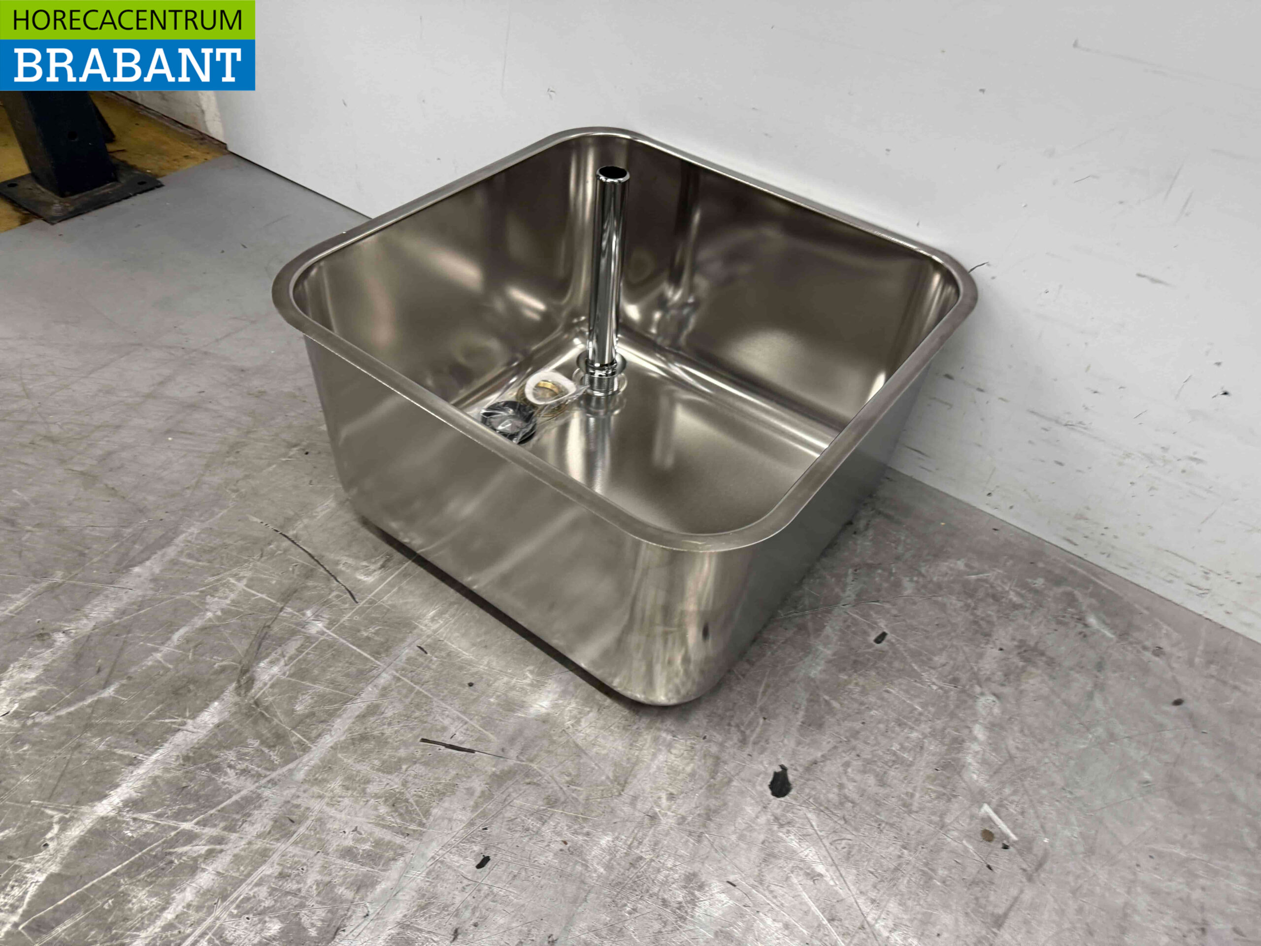 Evier Combisteel en acier inoxydable 50 x 50 x 28 cm Horeca – Image 3