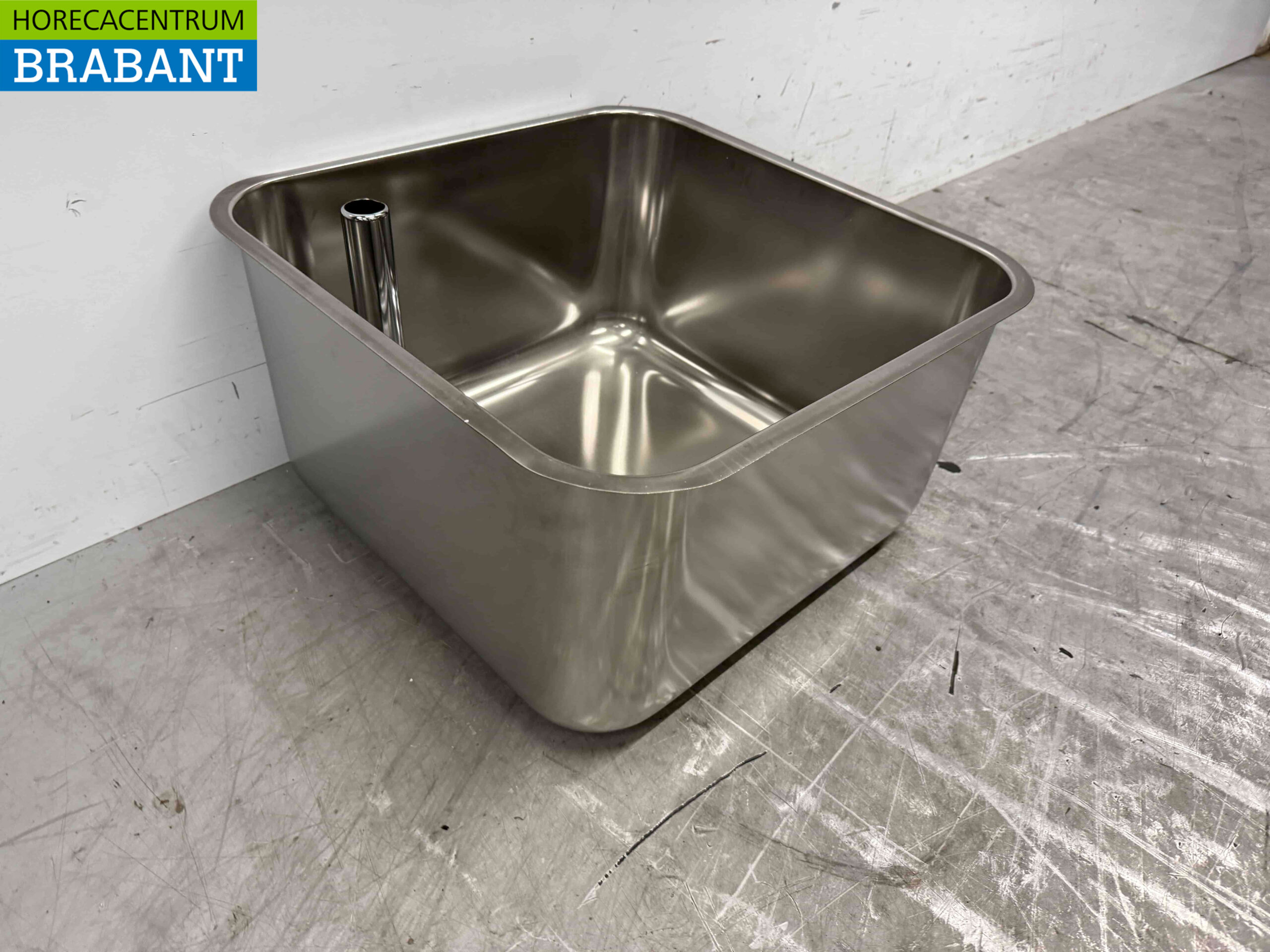 Evier Combisteel en acier inoxydable 50 x 50 x 28 cm Horeca – Image 4
