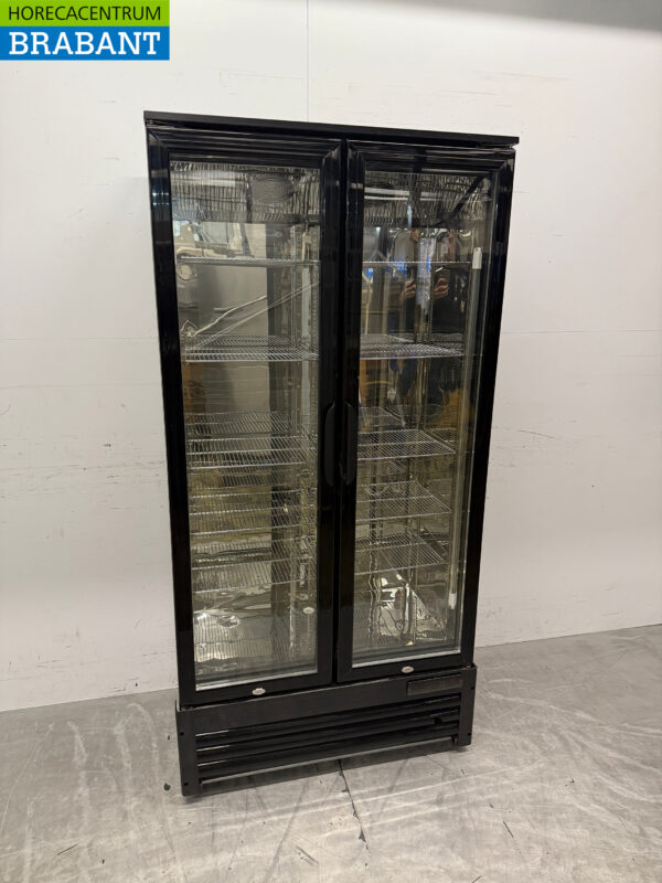Combisteel Réfrigérateur à double porte en verre 2 portes pliantes 420 litres 230V Horeca