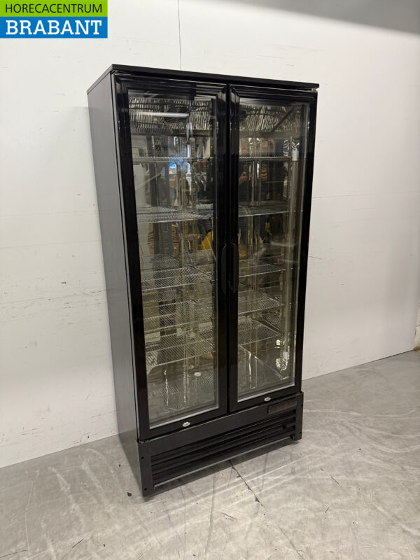 Combisteel Réfrigérateur à double porte en verre 2 portes pliantes 420 litres 230V Horeca – Image 2