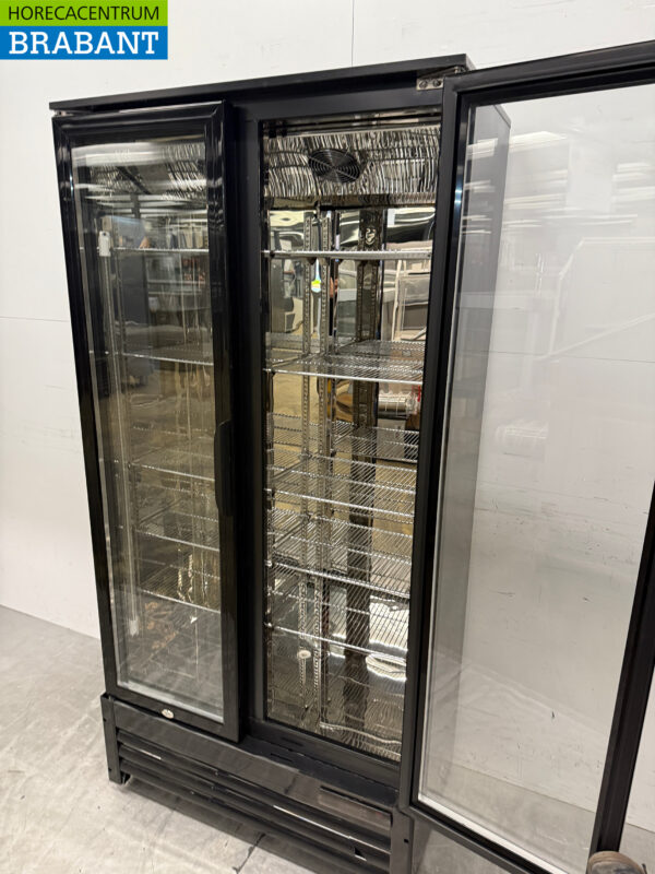 Combisteel Réfrigérateur à double porte en verre 2 portes pliantes 420 litres 230V Horeca – Image 4