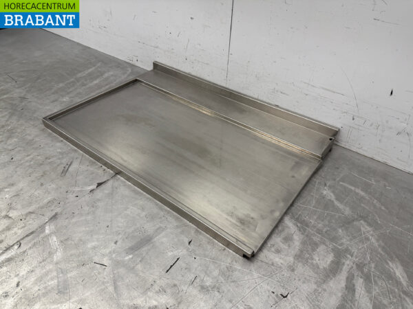 Égouttoir en acier inoxydable pour lave-vaisselle à tiroir 105,5 x 70 cm Horeca – Image 2