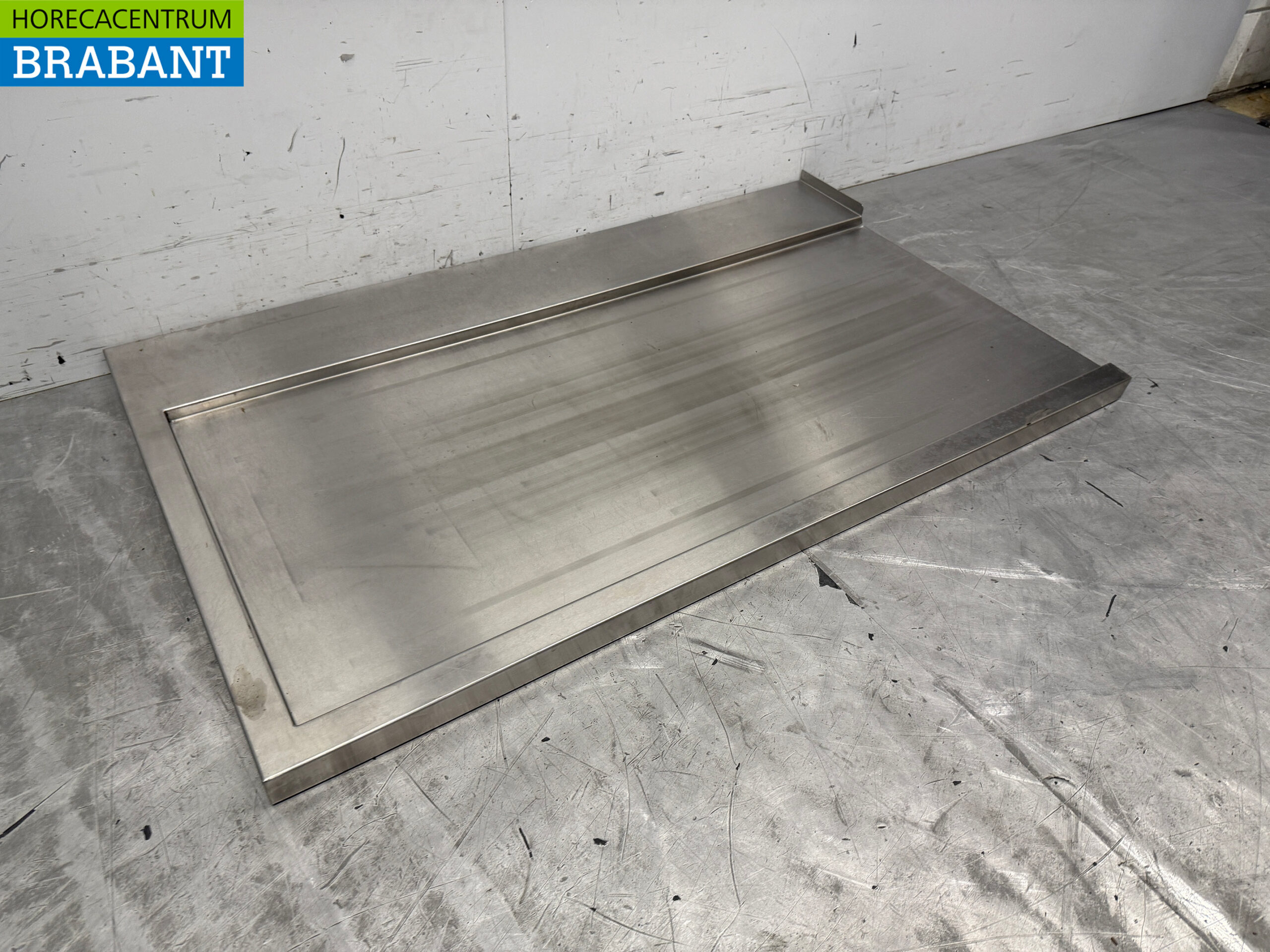 Egouttoir en acier inoxydable pour lave-vaisselle à tiroir 120 x 72 cm Horeca – Image 3