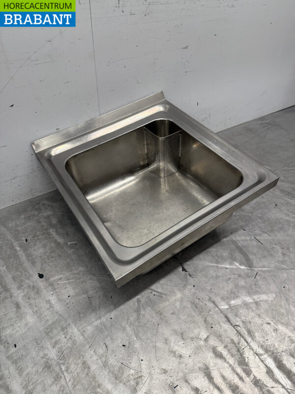 Evier en acier inoxydable 75 x 80 cm Horeca – Image 3