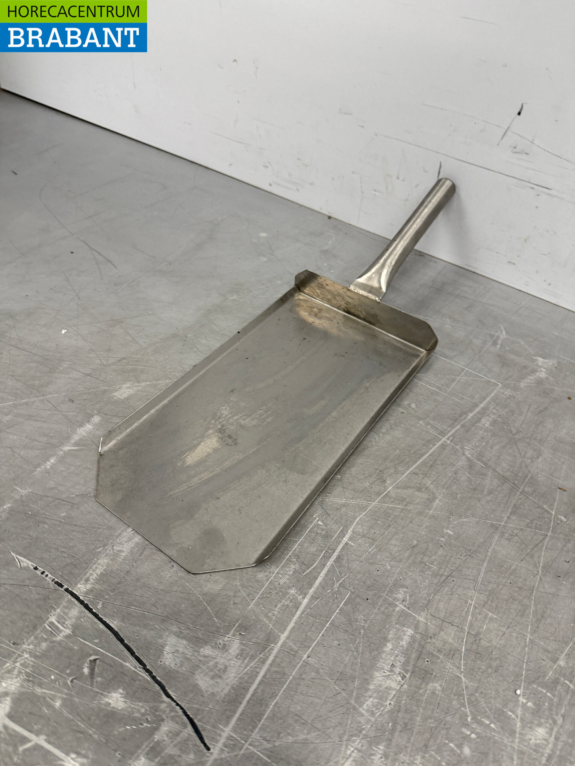 Spatule en acier inoxydable Spatule pour four 17,5 x 32,5 cm Horeca – Image 2